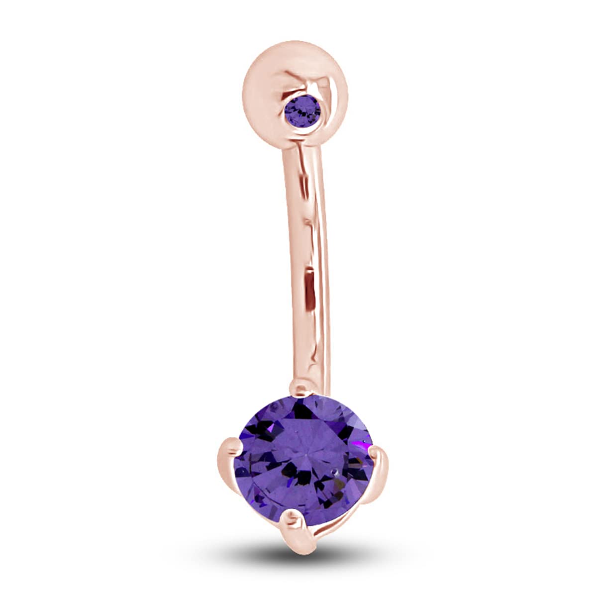 Body Piercing Belly Button Navel Ring Sterling Silver