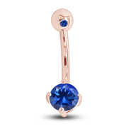 Body Piercing Belly Button Navel Ring Sterling Silver