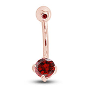 Body Piercing Belly Button Navel Ring Sterling Silver
