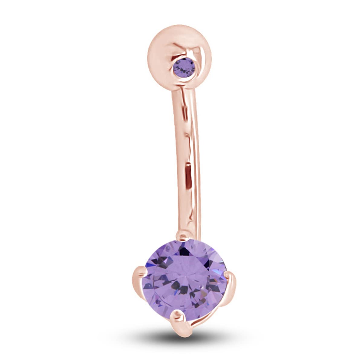 Body Piercing Belly Button Navel Ring Sterling Silver