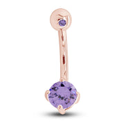 Body Piercing Belly Button Navel Ring Sterling Silver