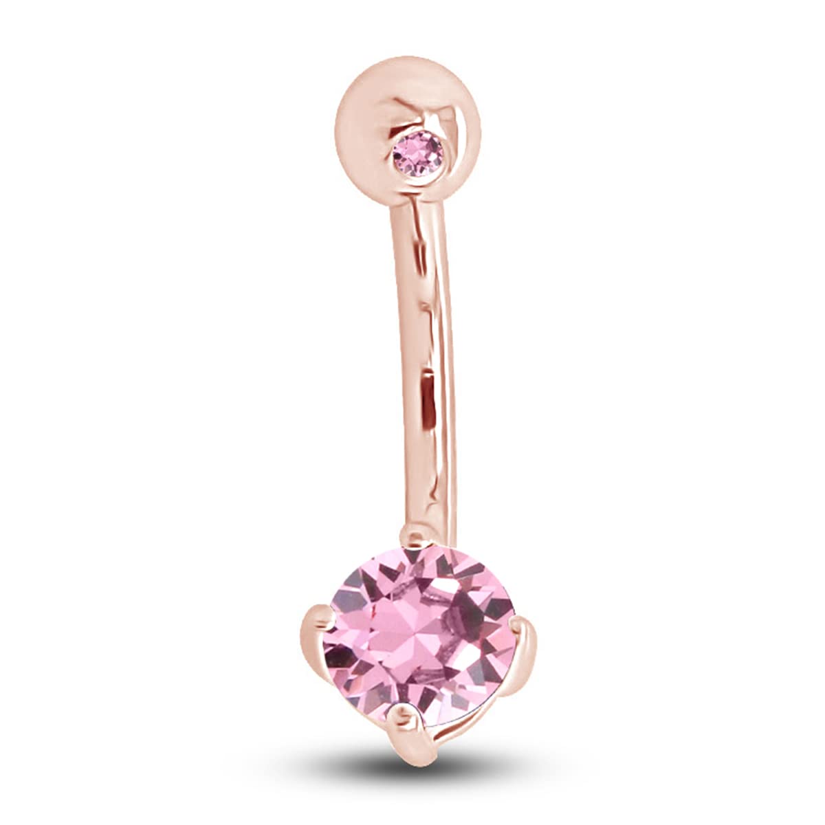 Body Piercing Belly Button Navel Ring Sterling Silver