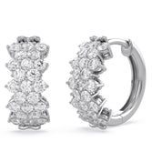 Huggie Hoop Lab Grown Diamond Earrings