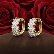 Huggie Hoop Lab Grown Diamond Earrings