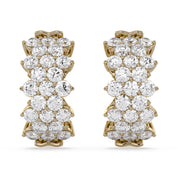 Huggie Hoop Lab Grown Diamond Earrings