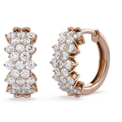 Huggie Hoop Lab Grown Diamond Earrings