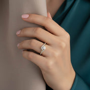 Halo Bypass Promise Lab Grown Diamond Ring Round
