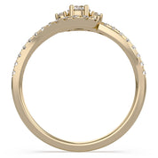 Halo Bypass Promise Lab Grown Diamond Ring Round