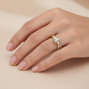 Halo Promise Lab Grown Diamond Ring