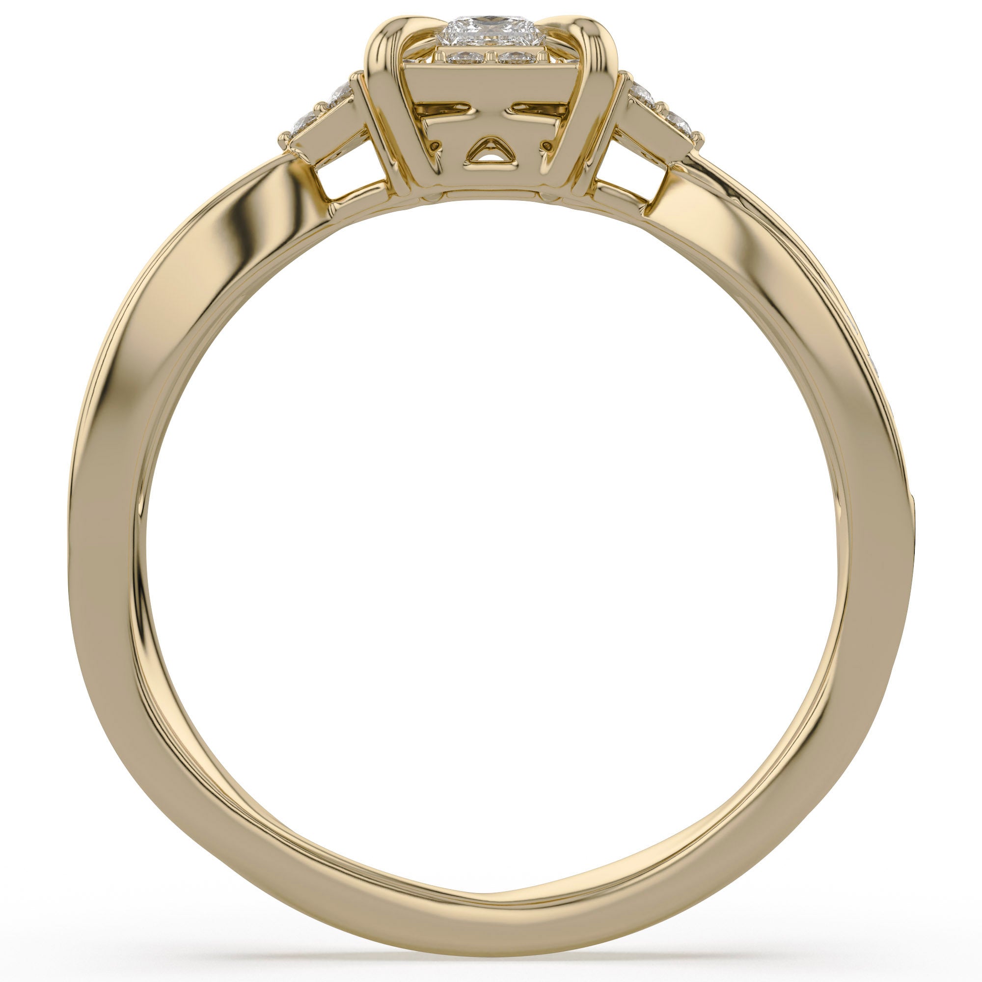 Halo Promise Lab Grown Diamond Ring
