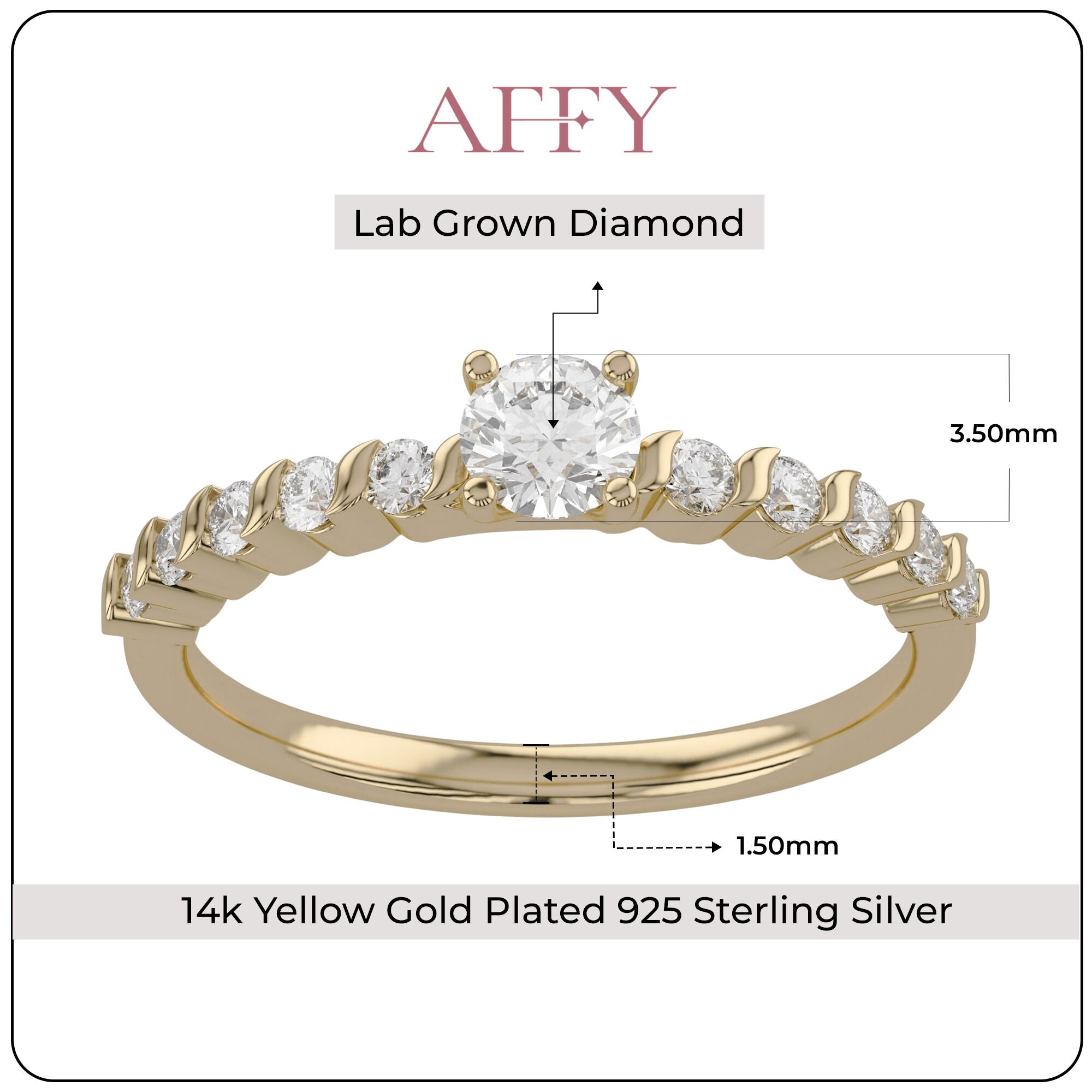 Stackable Promise Lab Grown Diamond Ring