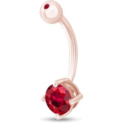 Body Piercing Belly Button Navel Ring Sterling Silver