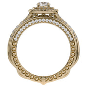 Double Halo Bridal Set Lab Grown Diamond Ring
