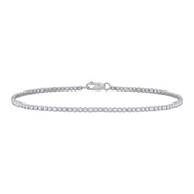 Single Row Lab Grown Diamond Tennis Bracelet