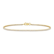 Single Row Lab Grown Diamond Tennis Bracelet