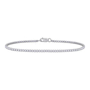 Single Row Lab Grown Diamond Tennis Bracelet