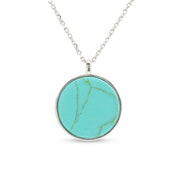 Tree of Life Turquoise Celtic Pendant Necklace
