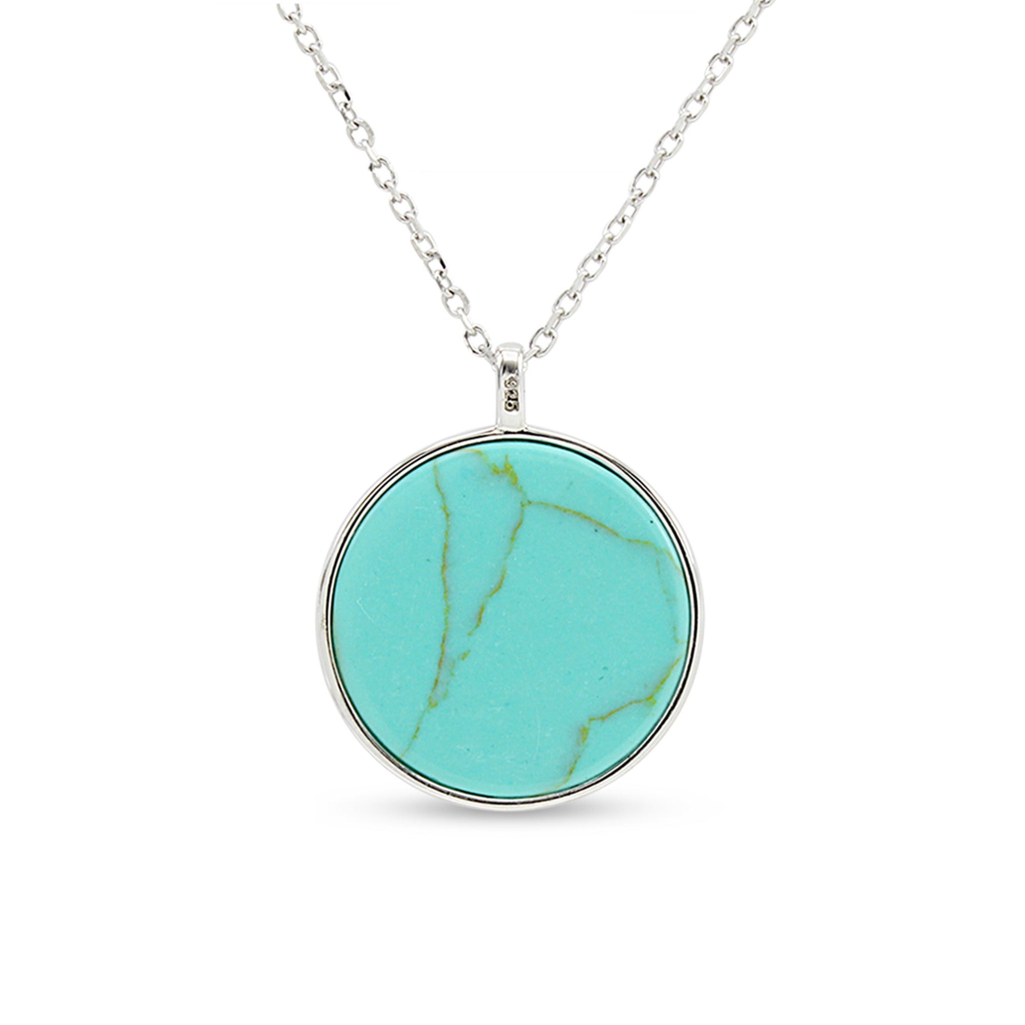 Tree of Life Turquoise Celtic Pendant Necklace