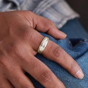 Mens Wedding Band Ring Lab Grown Diamond