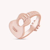 Music Acoustic Guitar Ring for Mens or Womens