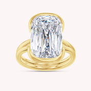 Solitaire Engagement Ring Ashoka Oval Cut Lab Grown Diamond