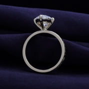 Filigree Solitaire Engagement Ring Lab Grown Diamond