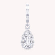 Solitaire Pendant Pear Cut Lab Grown Diamond