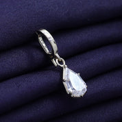 Solitaire Pendant Pear Cut Lab Grown Diamond