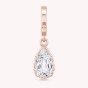 Solitaire Pendant Pear Cut Lab Grown Diamond