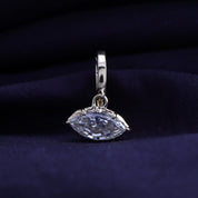 Solitaire Pendant Marquise Cut Lab Grown Diamond