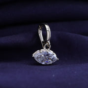 Solitaire Pendant Marquise Cut Lab Grown Diamond