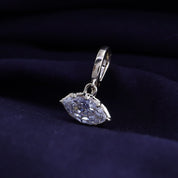 Solitaire Pendant Marquise Cut Lab Grown Diamond