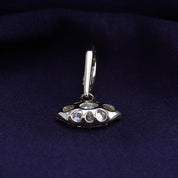 Solitaire Pendant Marquise Cut Lab Grown Diamond