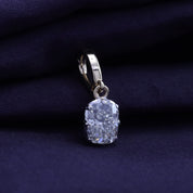 Solitaire Pendant Cushion Cut Lab Grown Diamond