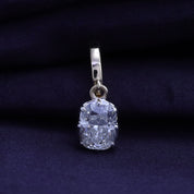 Solitaire Pendant Cushion Cut Lab Grown Diamond