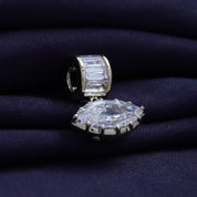 Solitaire Pendant Marquise and Baguette Lab Grown Diamond