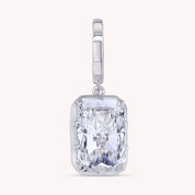 Solitaire Pendant Radiant Cut Lab Grown Diamond