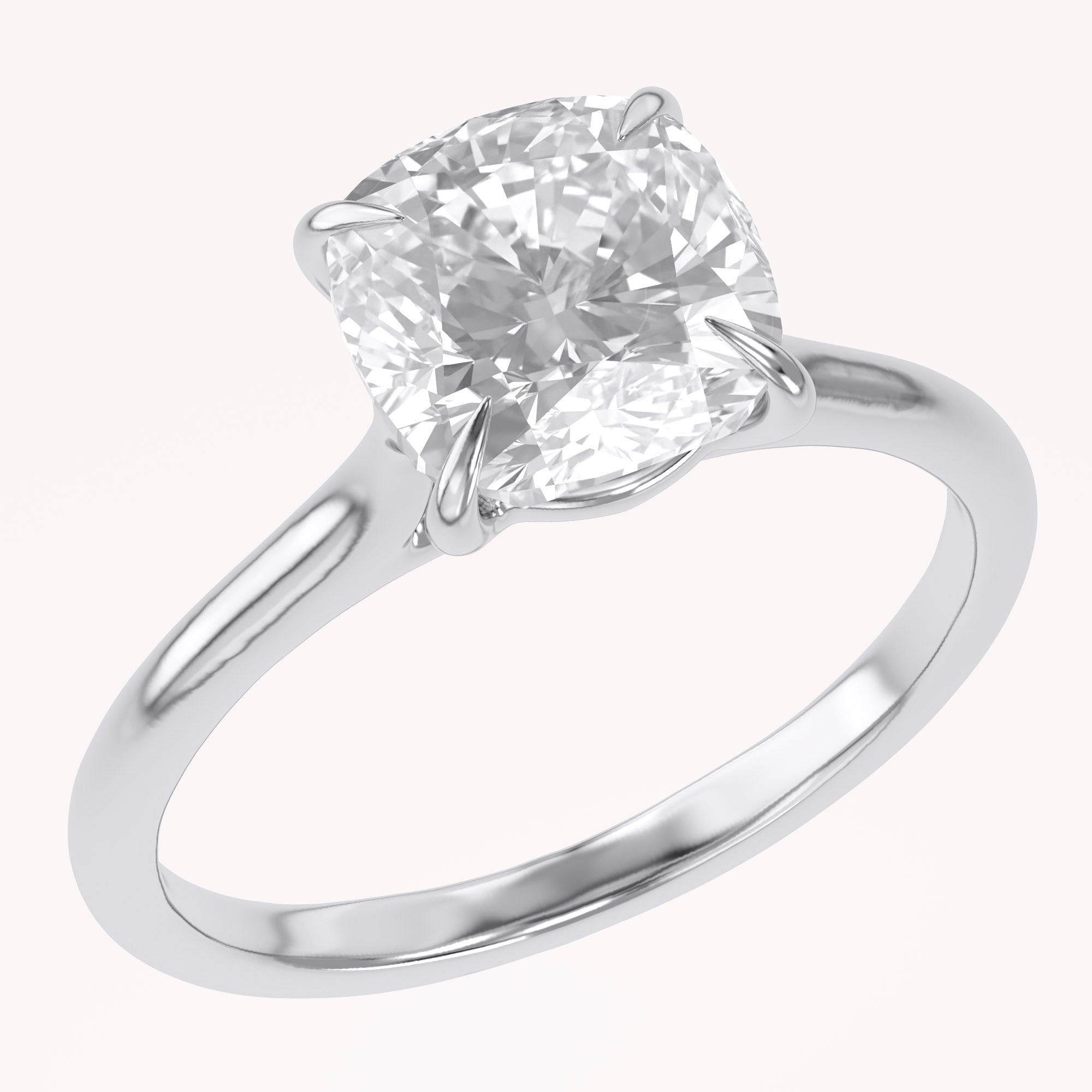 Solitaire Lab Grown Diamond Engagement Ring