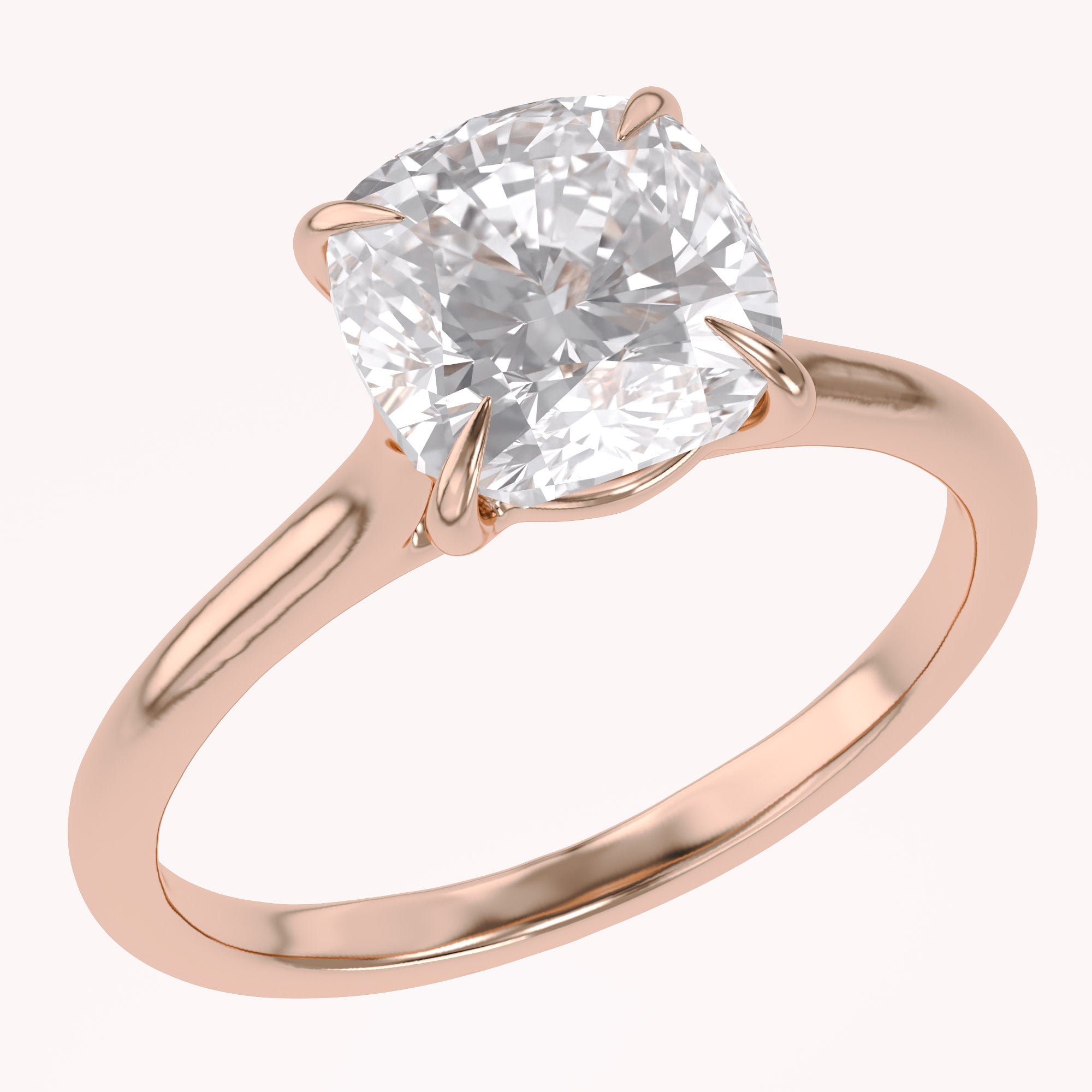Solitaire Lab Grown Diamond Engagement Ring