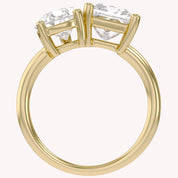 Toi Et Moi Ring Pear and Princess Lab Grown Diamond