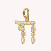 Jewish Chai Pendant Multi Shape Lab Grown Diamond