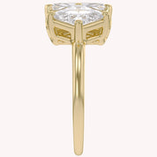 Toi Et Moi Ring Radiant & Emerald Square Lab Grown Diamond