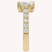 Toi Et Moi Half Eternity Adjustable Engagement Ring Multi Shape Lab Grown Diamond