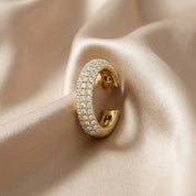 Multi Row Single Cuff Earrings 2/5 Carat Lab Grown Diamond