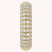 Multi Row Single Cuff Earrings 2/5 Carat Lab Grown Diamond