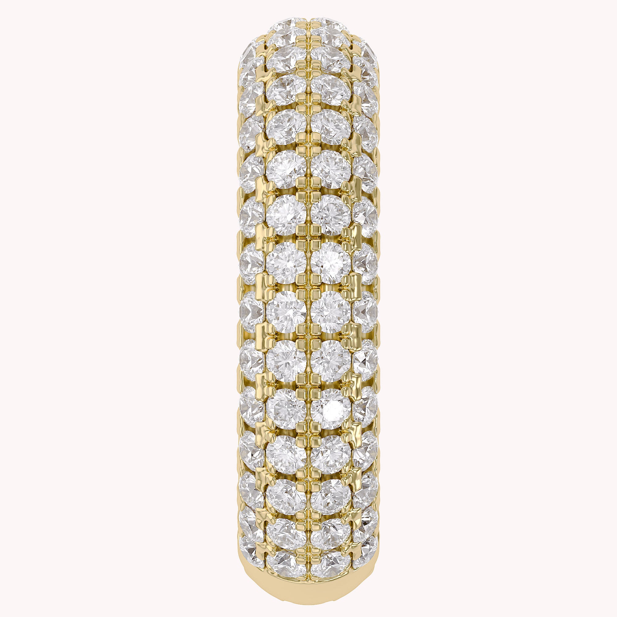 Multi Row Single Cuff Earrings 2/5 Carat Lab Grown Diamond