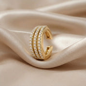 Single Ear Cuff Earrings 1/4 Carat Lab Grown Diamond