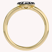 Georgian Solitaire Engagement Ring 1 Carat Lab Grown Diamond