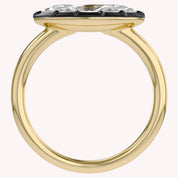 1 Carat Marquise Lab Grown Diamond Georgian Solitaire Engagement Ring