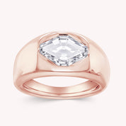 Solitaire Engagement Ring 1.80 Carat Fancy Cut Lab Grown Diamond